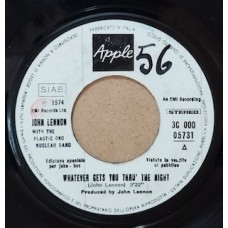 WHATEVER GETS YOU THRU' THE NIGHT - 7" ITALY